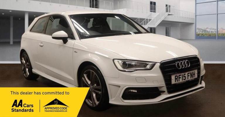 2015 Audi A3 1.4 TFSI S line Euro 6 (s/s) 3dr Hatchback Petrol Manual