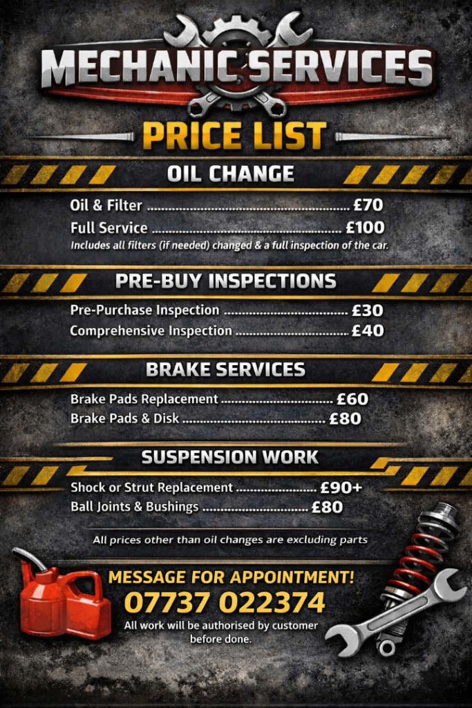 Cheap Local mechanic 