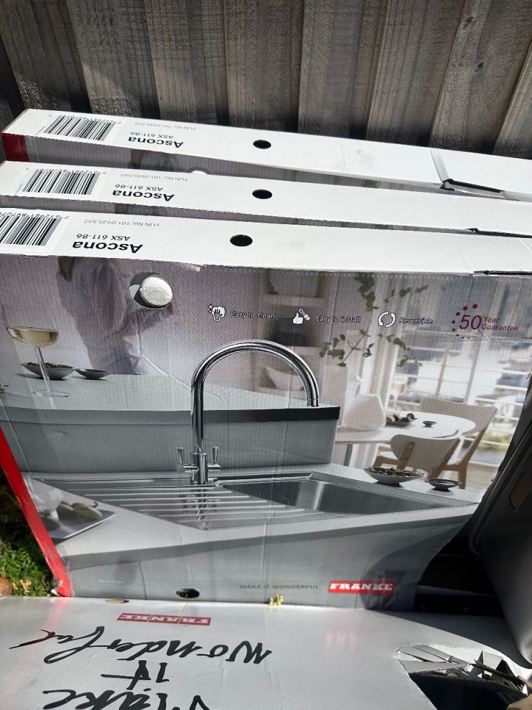 New Franke Ascona ASX 611-86 Kitchen Sink and Tap