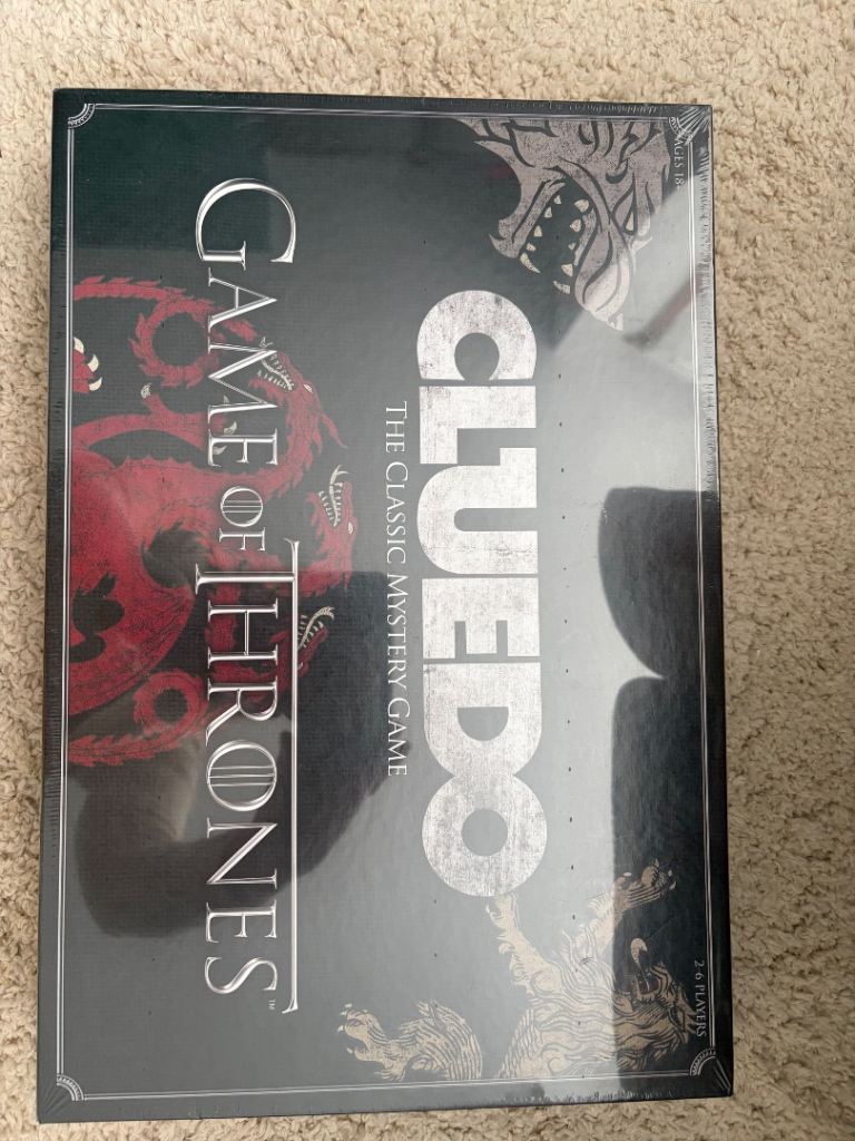 Game of Thrones Cluedo still sealed