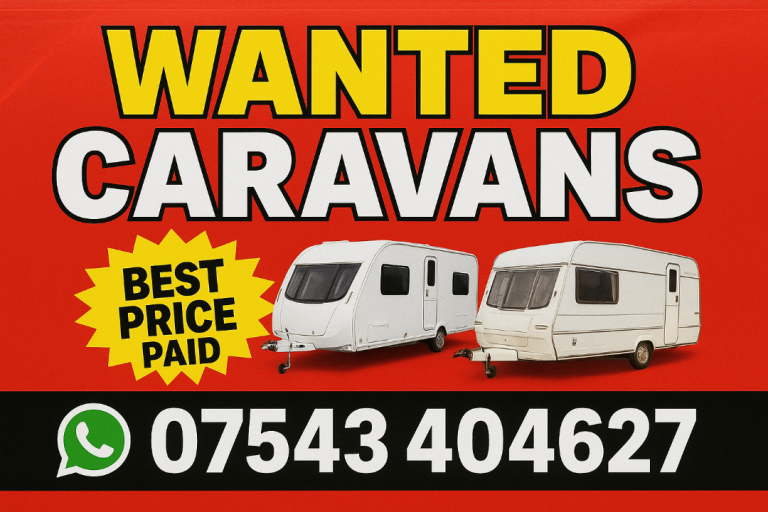All caravans wanted any make 