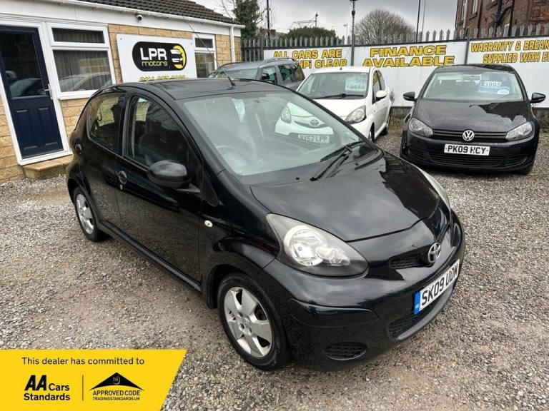 2009 Toyota AYGO 1.0 VVT-i Black Hatchback 5dr Petrol Manual Euro 4 (AC) (67 bhp) Hatchback Petro...