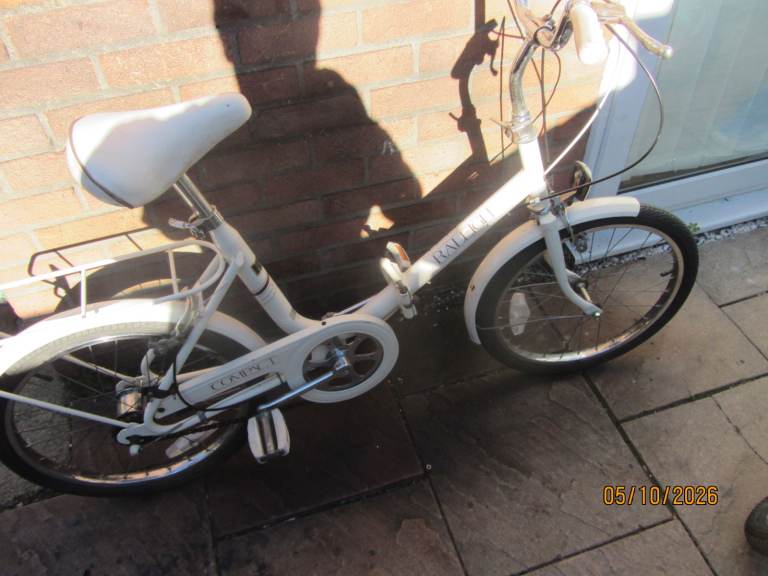 3 speed raleigh compact folding bike with 20inch wheels bike in full working order