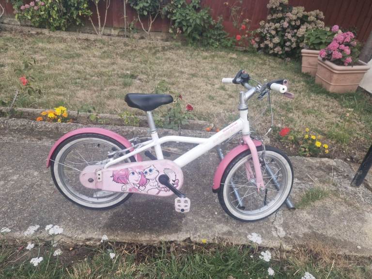  KIDS GIRLS CHILDREN B-TWIN DOCTO GIRL 500 16 INCH WHEELS BIKE BICYCLE