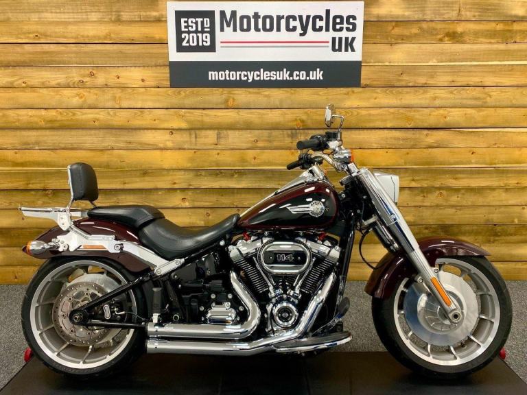 2023 Harley-Davidson FLFBS Fat Boy 114, Only 5,128 Miles, Cobra silencers, FSH