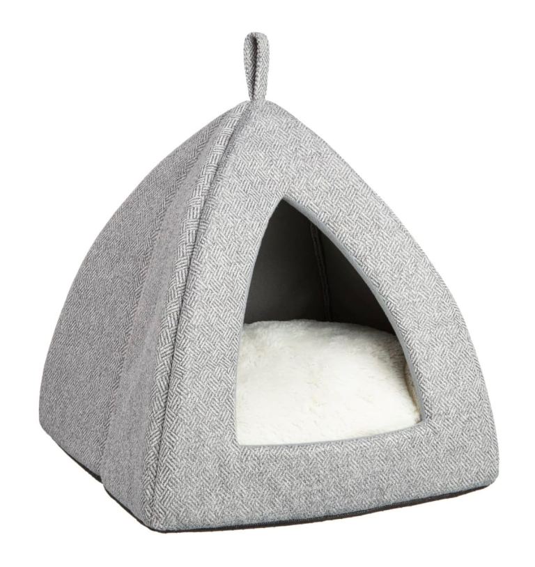 Perfect Paws Herringbone Cat Igloo
