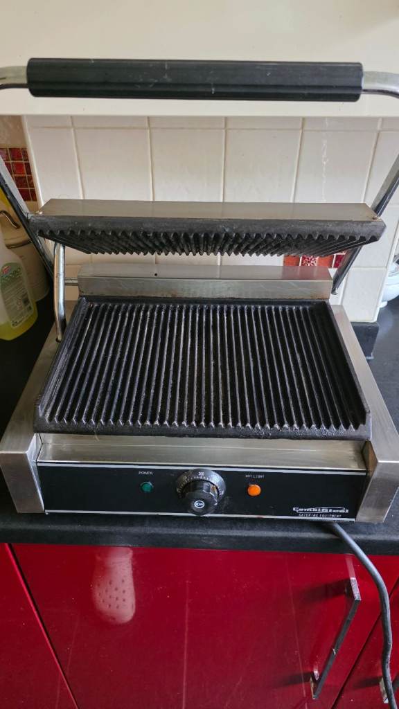 Commercial contact grill panini press