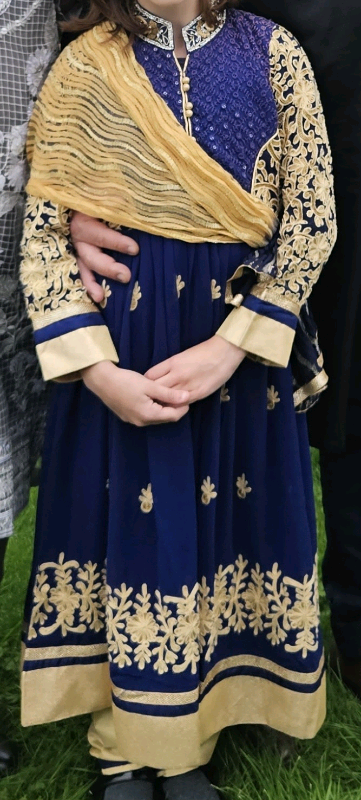 3 pieces Pakistani party/wedding dress for girls