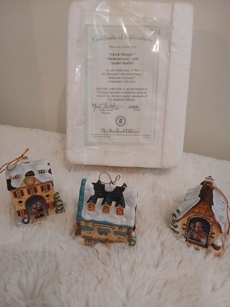 M.I.Hummel ..... Bavarian village heirloom porcelain collection 