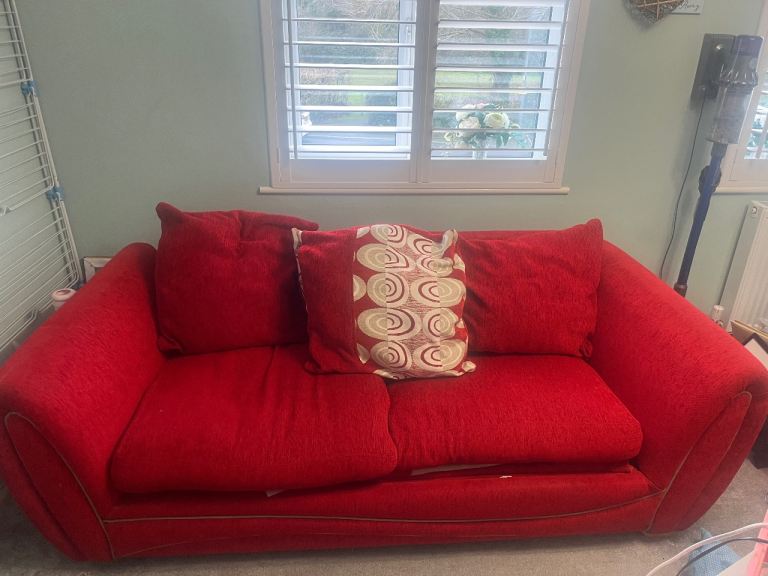 Red Sofa Bed