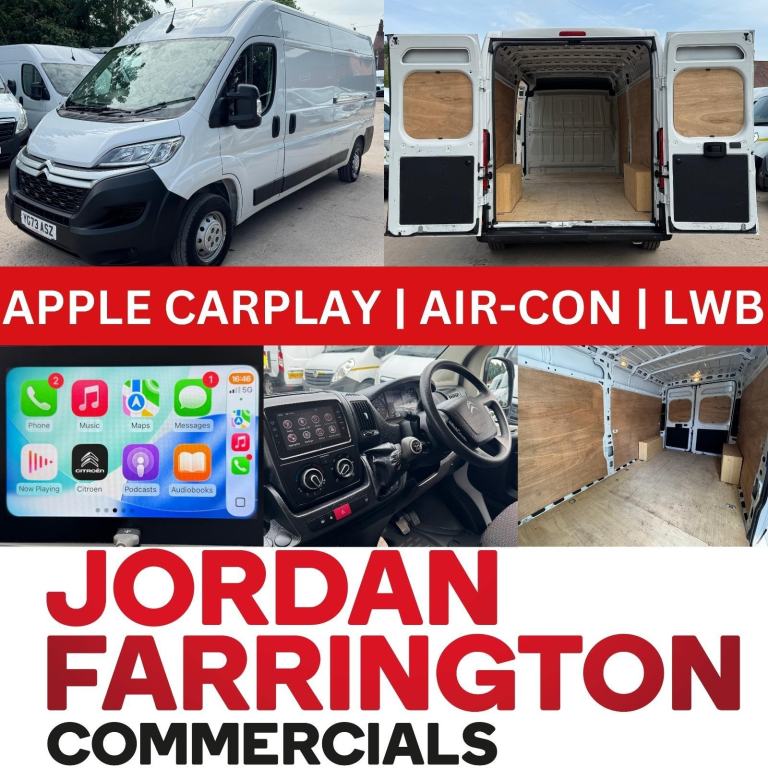 2023 73reg CITROEN RELAY L3 H2 2.2 DIESEL ENTERPRISE VAN WITH AIR-CON AND CRUISE
