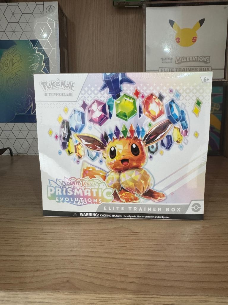 NEW Pokemon Scarlet & Violet Prismatic Evolutions Elite Trainer Box