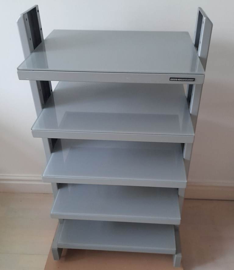 Hi Fi Stacking System Sound Organisation 5 Shelf Rack