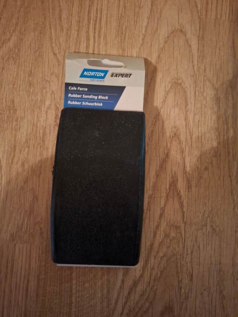 Norton Expert Rubber Sanding Block - New