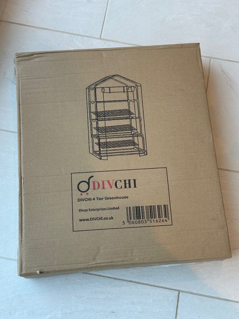 New DIVCHI 4 Tier Greenhouse – Still Boxed