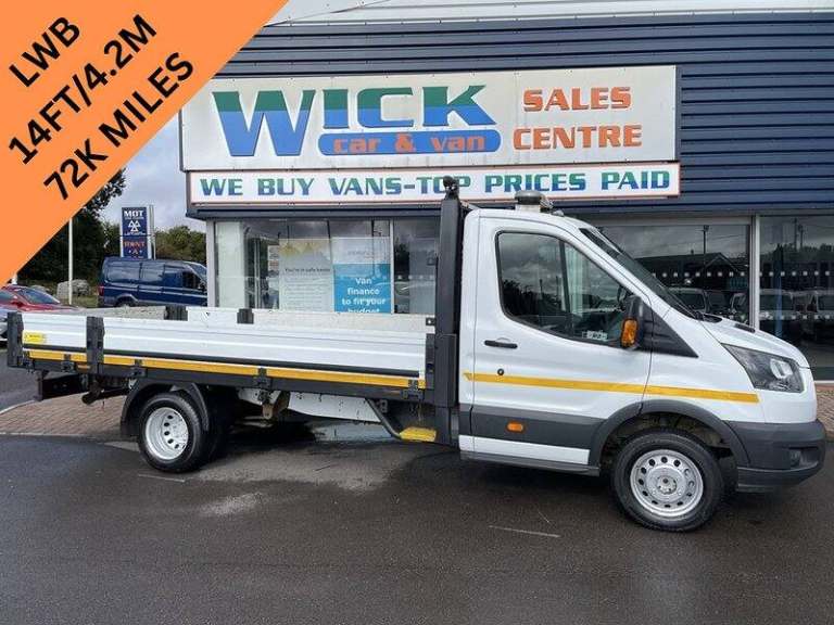 2017 Ford Transit 2.0 350 EcoBlue Premium Dropside 2dr Diesel Manual RWD L4 Euro 6 (DRW) (130 Dro...