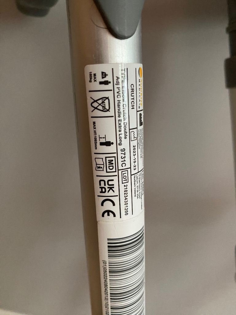 Crutches for free - two