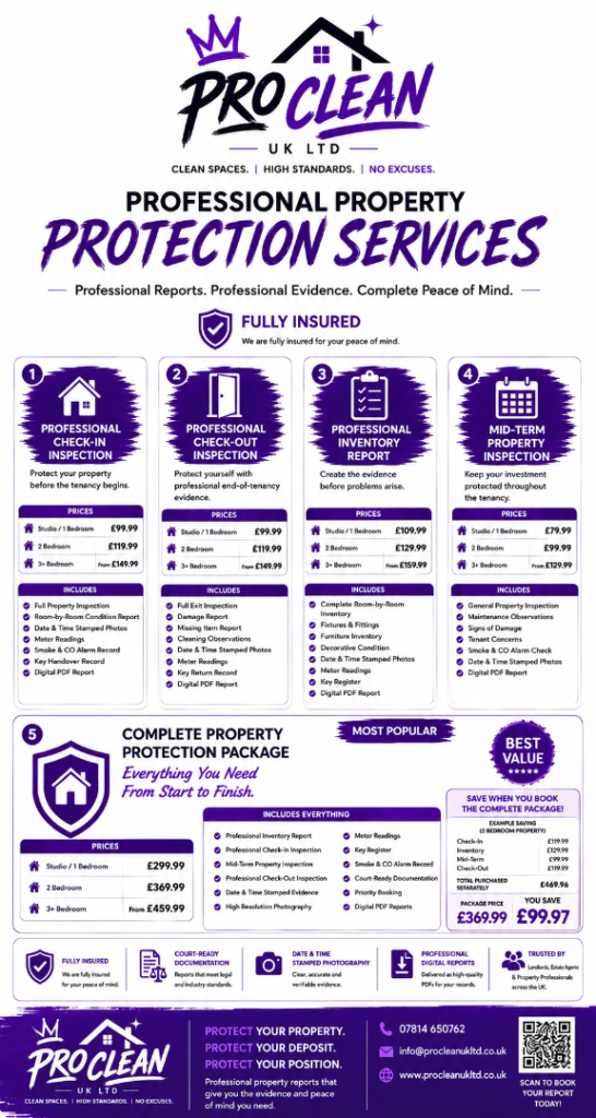 Your Complete Property Turnaround Partner | Cleaning • Inventories • Check-In • Check-Out