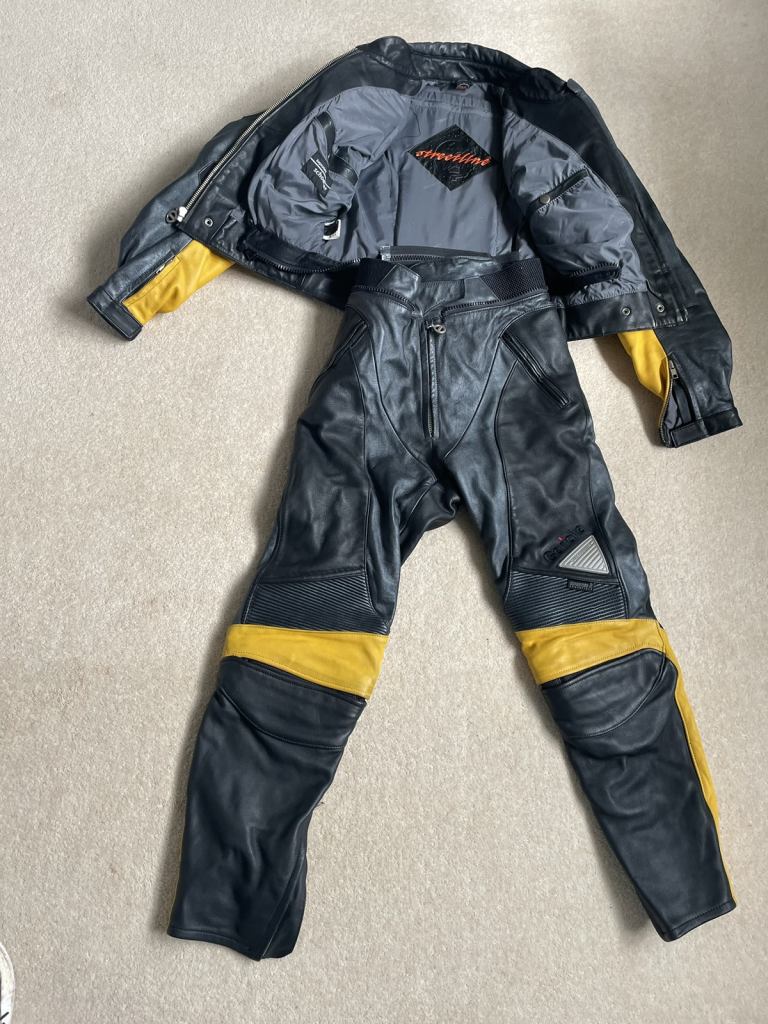 Ladies Hein Gericke motorbike leathers 