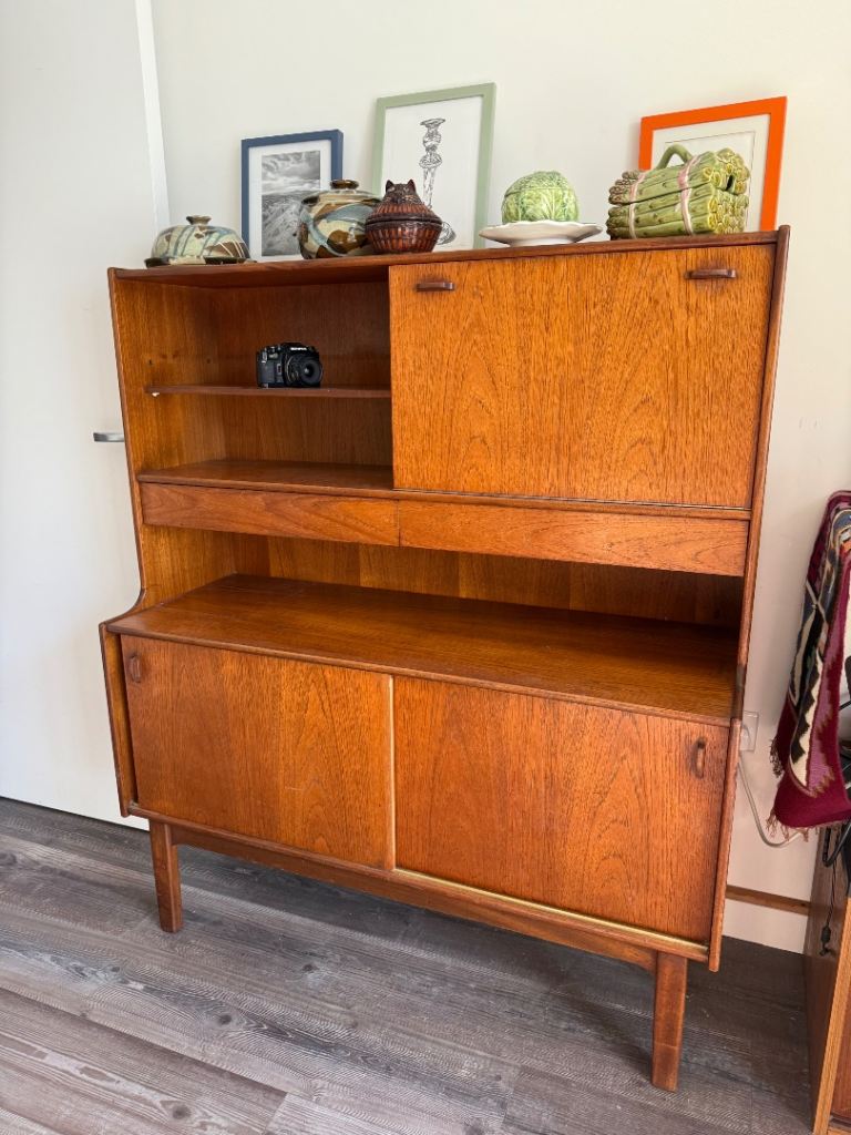 Nathan Teak Sideboard Highboard 1960s Mid Century