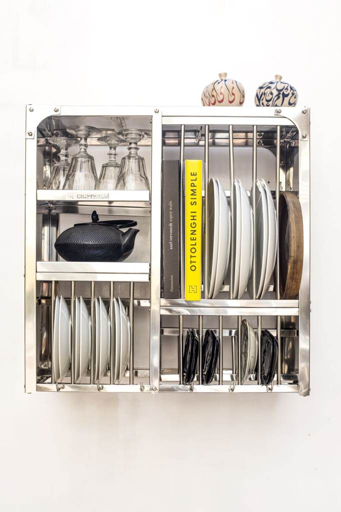 Stainless Steel Wall-Mounted Dish Drainer Rack - NEW