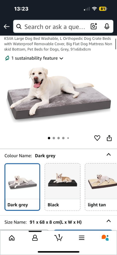 Brand new dog bed