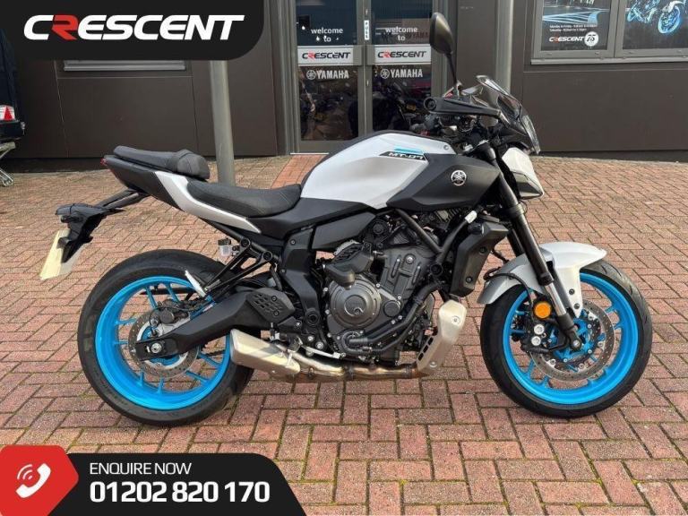YAMAHA MT-07 Y-AMT 2025 - 1 OWNER - 249 MILES - ICE STORM - EXTRAS FITTED