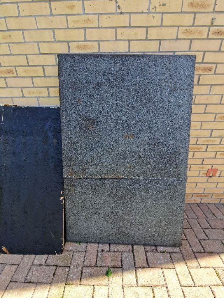 Large outdoor dog kennel. 