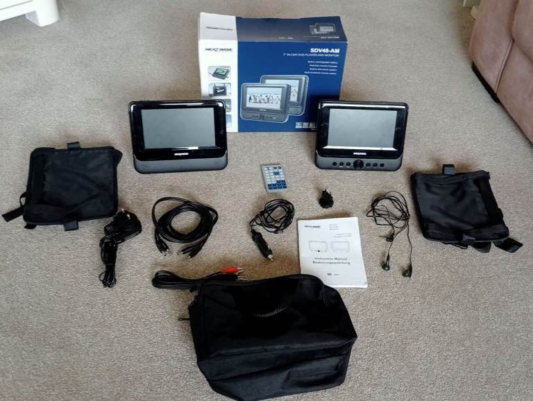 NEXT BASE 7-inch SDV48-AM TWIN SCREEN IN-CAR DVD SYSTEM