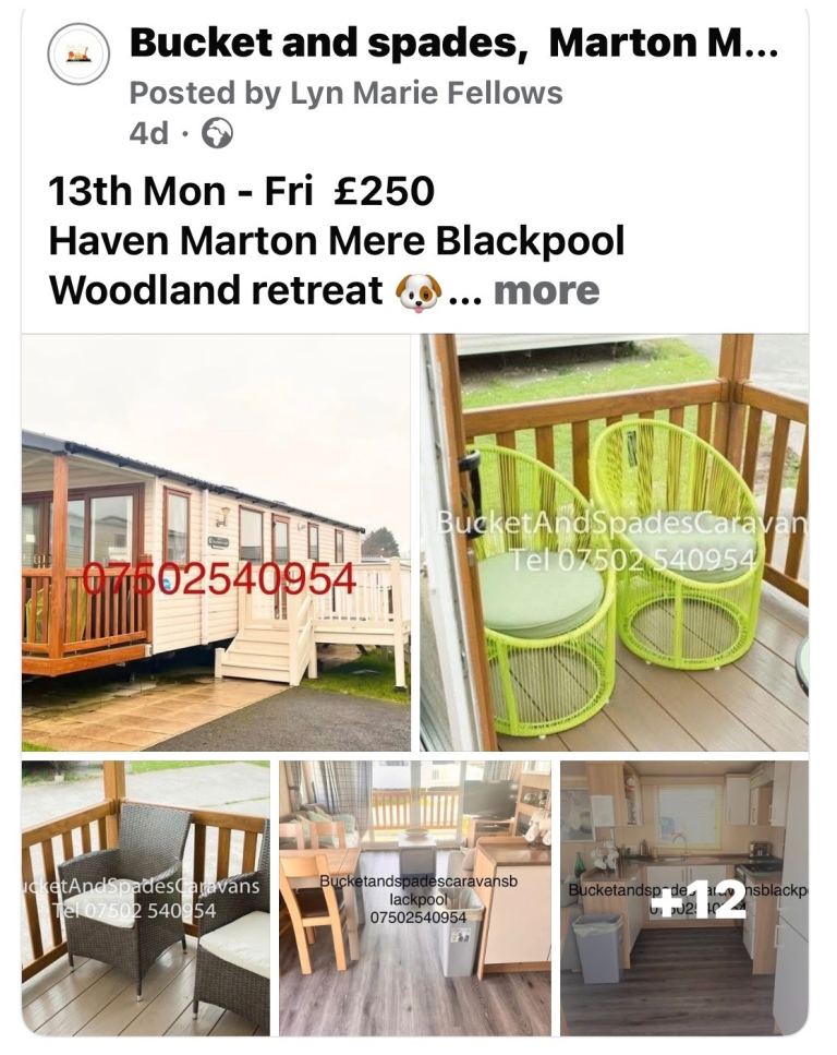 Marton mere all dates available from 17th April 