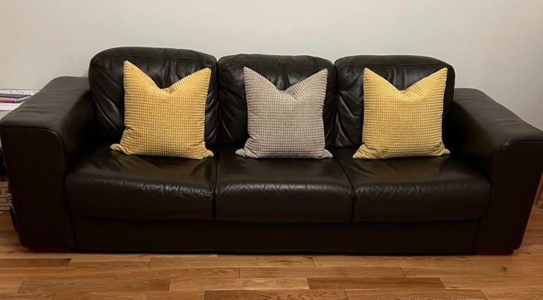 QUICK SALE: Leather sofa