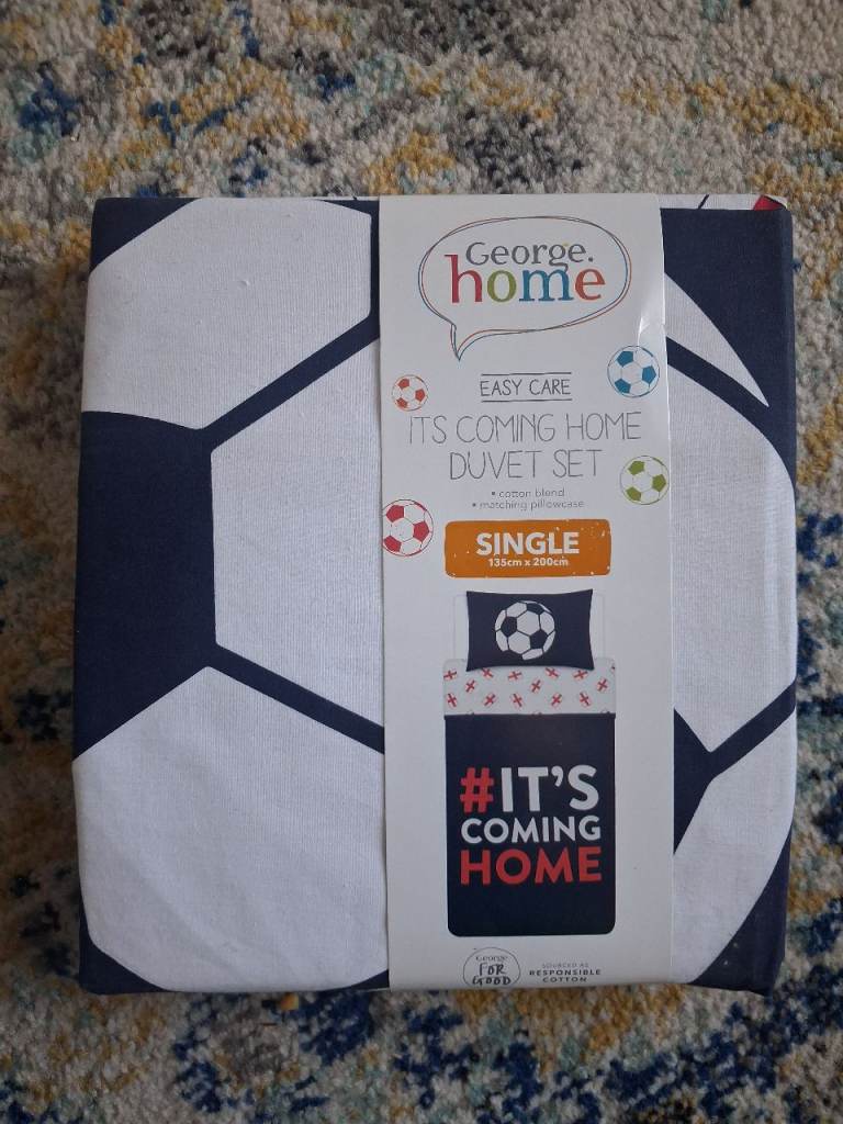 Single duvet England its coming home