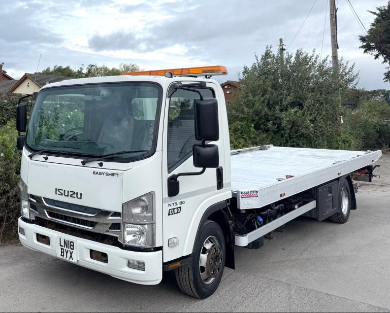 2018 ISUZU FORWARD N75.190 ROGER DYSON TILT AND SILDE WINCH 3 SEATS 7.5TON EURO6