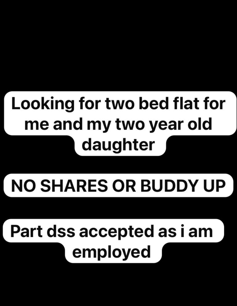 LOOKING TO RENT A TWO BED FLAT IN LONDON