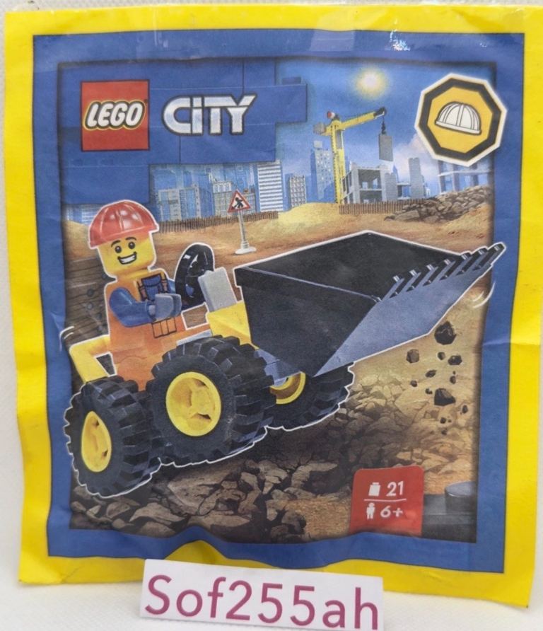 Lego City Town Digger Item 952310 Construction Mini-Digger Mini Figure Builder