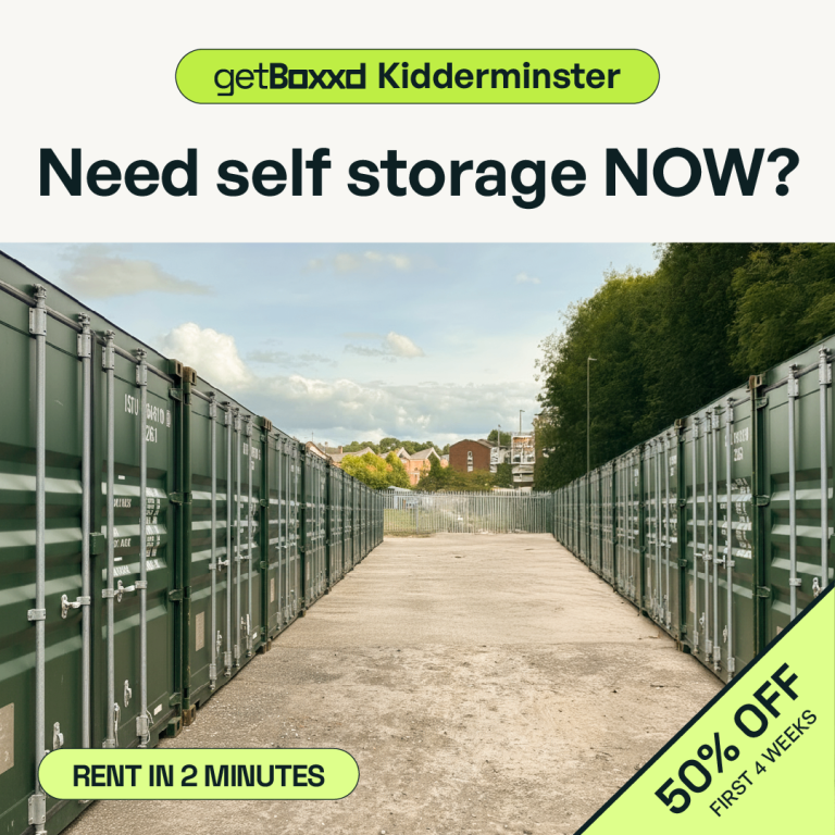 Kidderminster Container Units to Let! 50% off of the first 4 Weeks