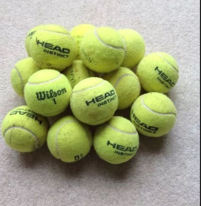 Used Ball tennis 25 for Dogs and kids 