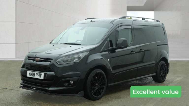 2018 Ford Transit Connect LWB L2H1 Low Roof Limited 240 Air Con Alloys Sensors EURO 6 NO VAT Pane...