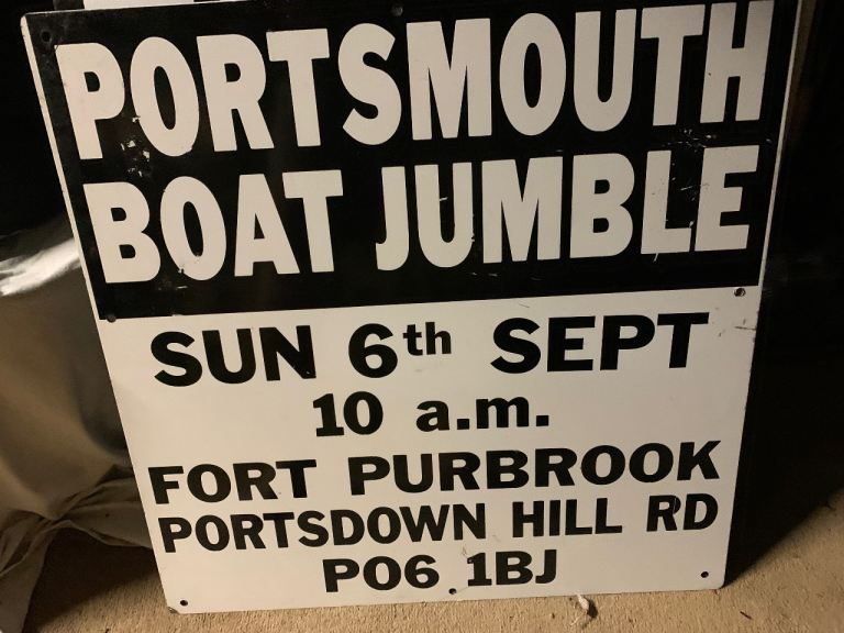 Portsmouth Boat Jumble Sunday 6th September 