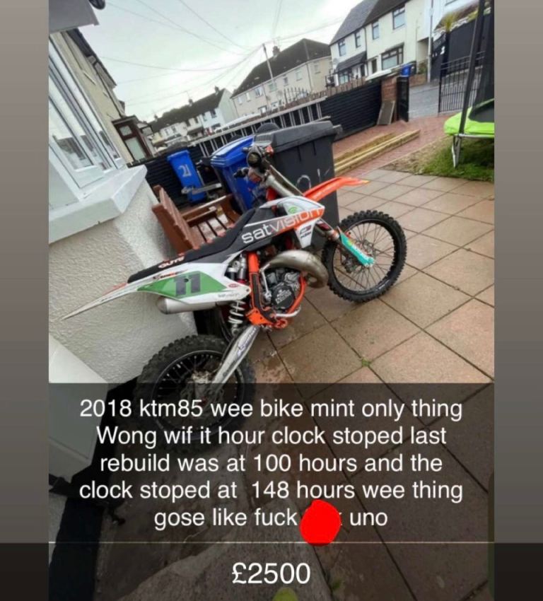 2018 ktm 85