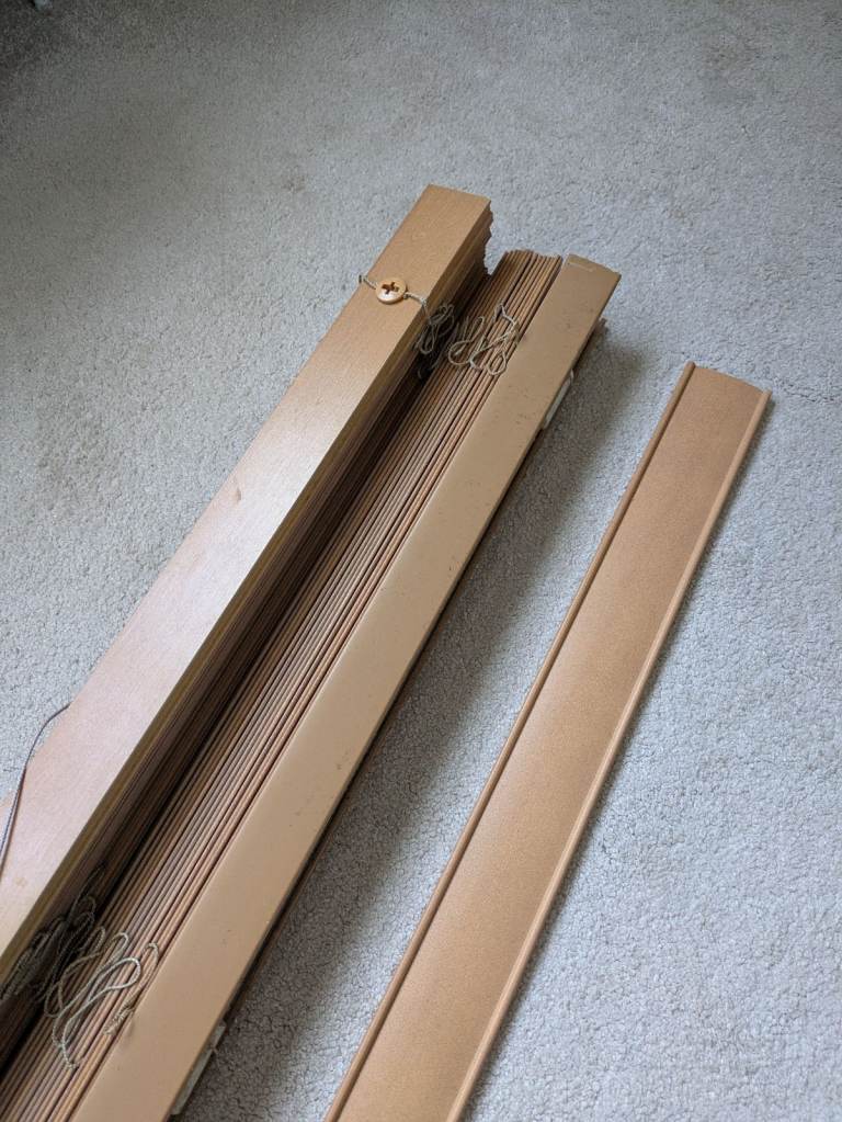 Beautiful Wooden Venetian Blinds - As New Condition