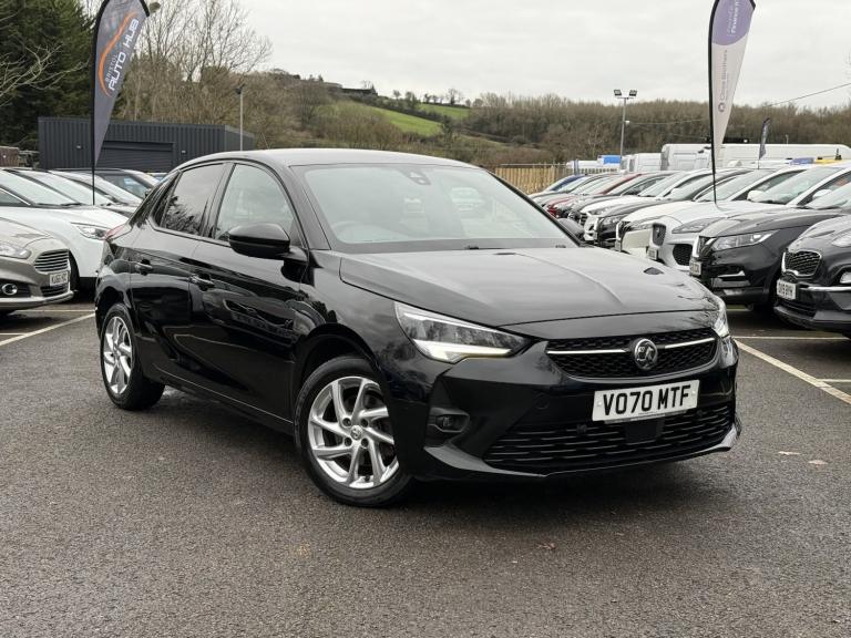 2020 VAUXHALL CORSA 1.2 Turbo SRi Nav ULEZ Petrol Manual 5 Door Black
