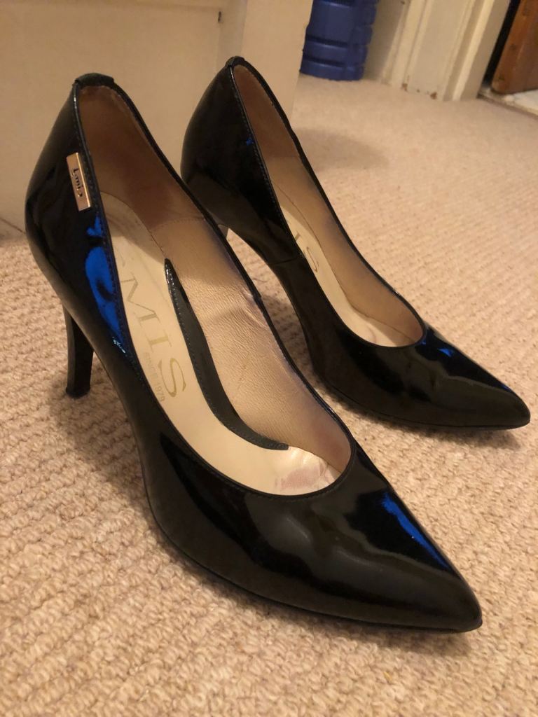 image for Leather high heels black 4.5