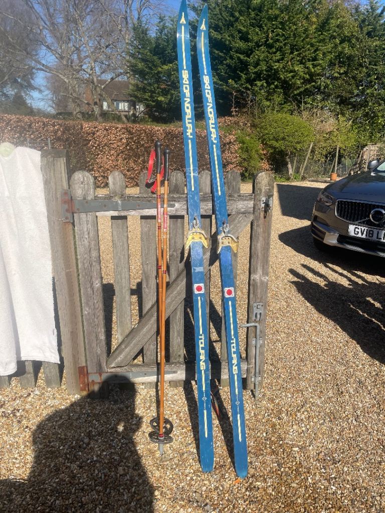 2sets cross country skis