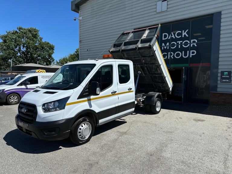 23 Reg, Ford Transit, L3, Double Cab Tipper, Dual Rear Wheel, OSS Tipper 