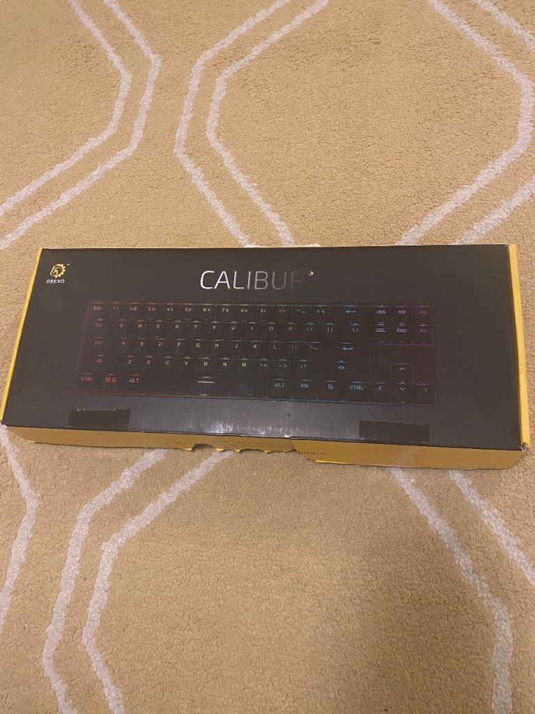 DURGOD CALIBUR V2 Mechanical Gaming Keyboard - Black, As Good As New