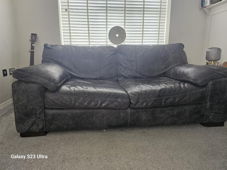 3 seater sofa grey