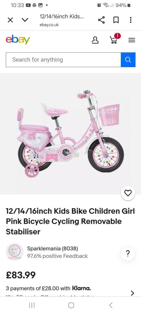  in 14inch and 16inch 14inch 16inch sizes picture is of 12inch bike brand new in the box 