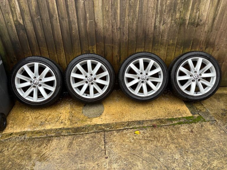 17” Volkswagen Caddy Golf GTD Touran Jetta Audi A3 SEAT Skoda 5x112 Alloy Wheels
