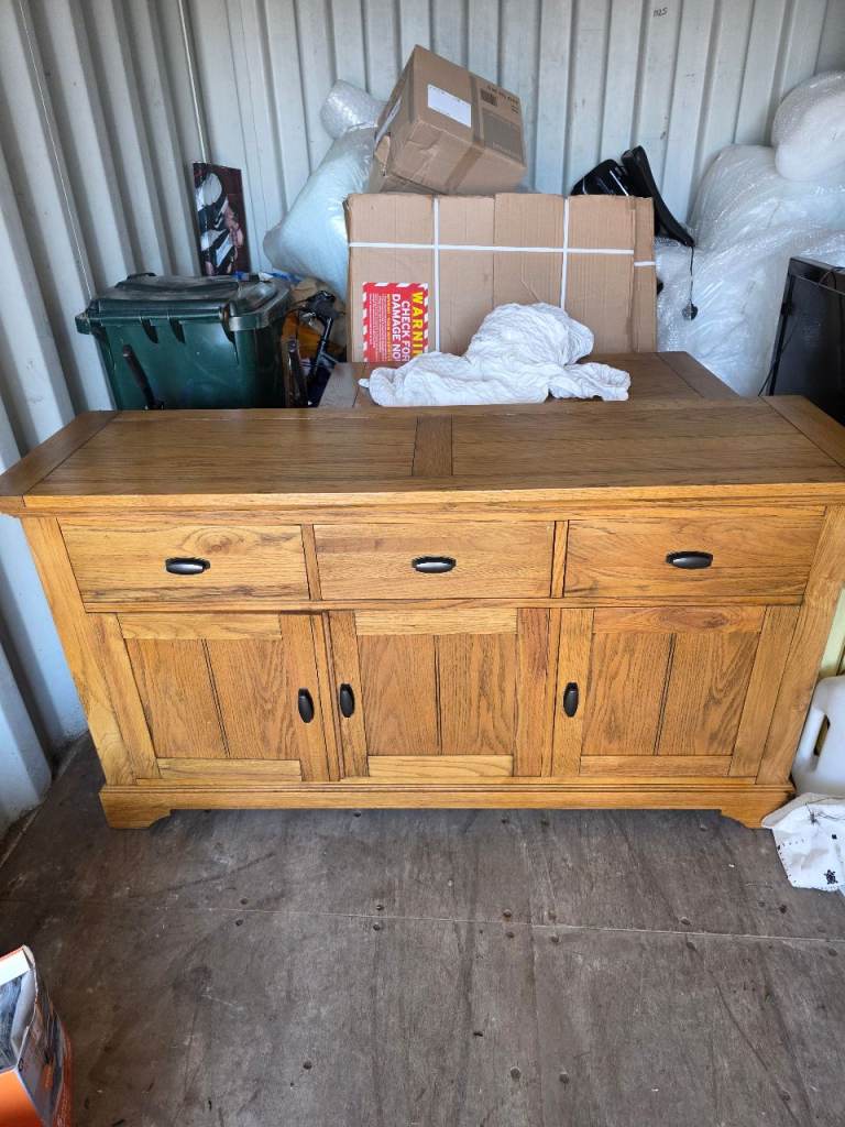 Solid oak sideboard 